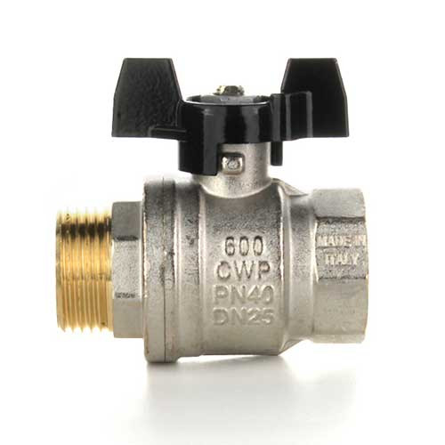 Кран шаровой Elsen 1/2" ВН бабочка Strong