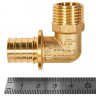 Угольник-переходник НР 20xR 1/2" Rommer