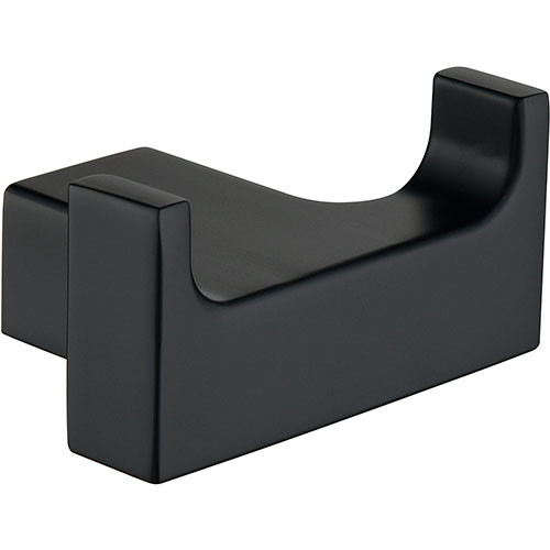 Крючок двойной AC0018BL Grocenberg черный матовый