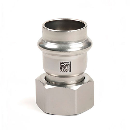 Пресс муфта Рехау EdelPress ф28мм х НГ G3/4" AISI 316L
