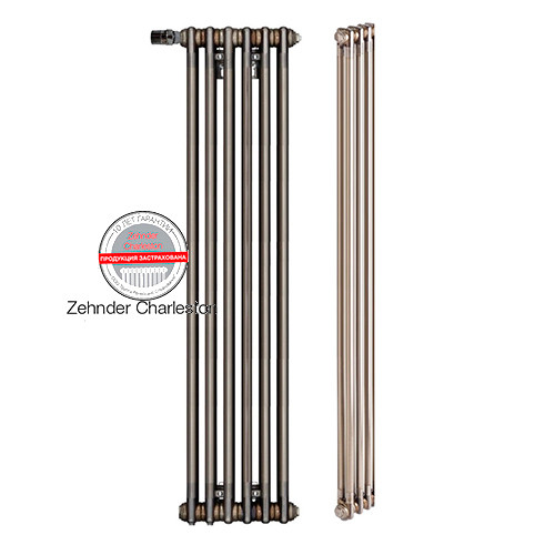 Радиатор Zehnder Charleston Completto TechnoLine 2180/6 с нижним подключением