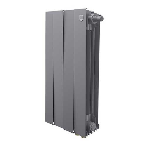 Радиатор PianoForte VDR80 500/4 секции Silver Satin Royal Thermo