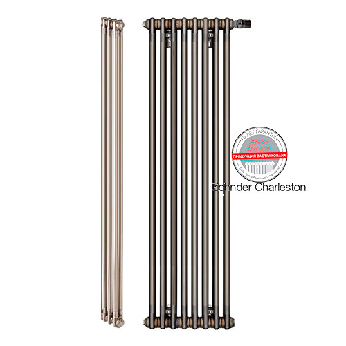 Радиатор Zehnder Charleston Completto TechnoLine 2180/8 с нижним подключением
