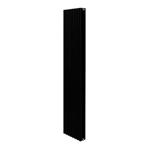 Вертикальный радиатор Royal Thermo Shift Q30 C2180/08 боковое подключение Ral 9005m