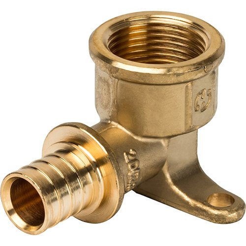 Угольник настенный с креплением 25xRp 3/4" STOUT