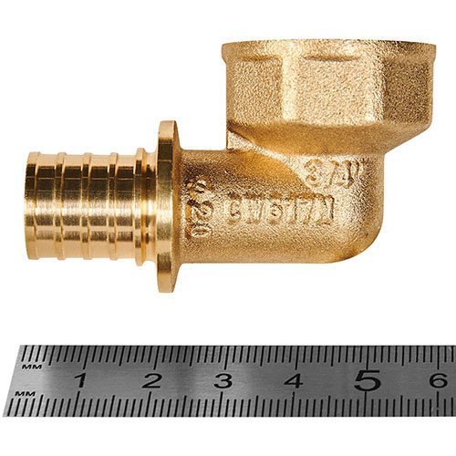Угольник-переходник ВР 20xRp 3/4" Rommer