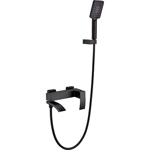 Смеситель для ванны GB8007BL Grocenberg чёрный матовый