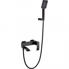 Смеситель для ванны GB8007BL Grocenberg чёрный матовый