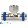 Пресс-тройник Zeissler ф54х1/2" ВПр-ВР из нержавеющей стали