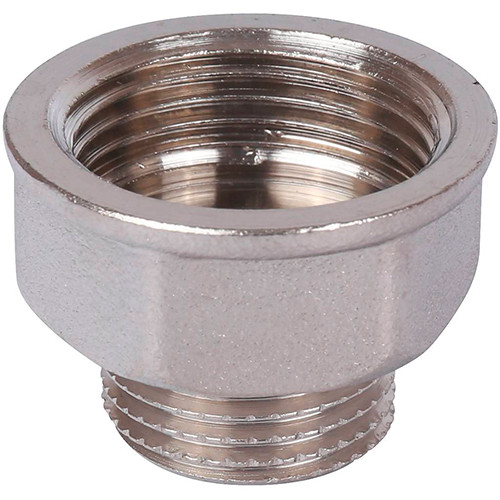 Переходник никелированный Stout 3/4"х3/4" под ключ ВР-НР