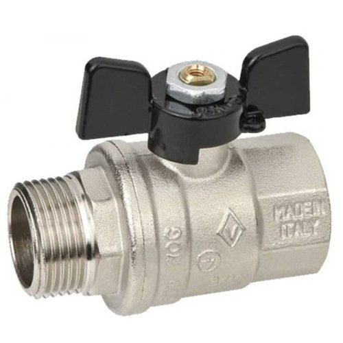 Кран шаровой Bugatti 1/2" ВН бабочка