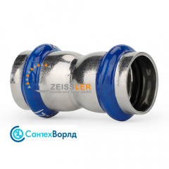 Пресс-муфта Zeissler ф42х42 ВПр-ВПр из нержавеющей стали