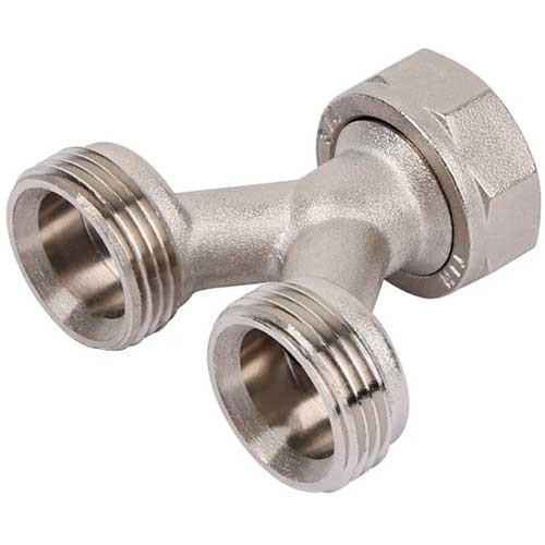 Разделитель потока коллекторный на 2 выхода 3/4"х3/4"EU Zeissler