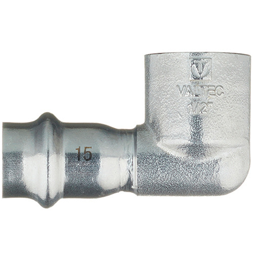 Пресс-угольник ф18х1/2" ВР Valtec нержавеющая сталь