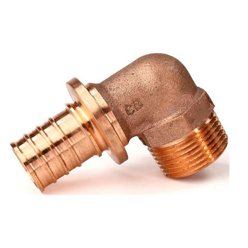 Угольник НР Рехау RX+ ф20-R1/2" бронза