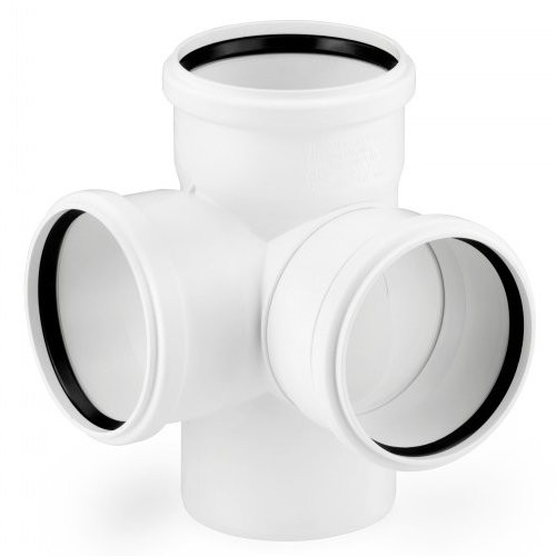 Крестовина двухплоскостная 110/110/110/87° Raupiano Plus Rehau