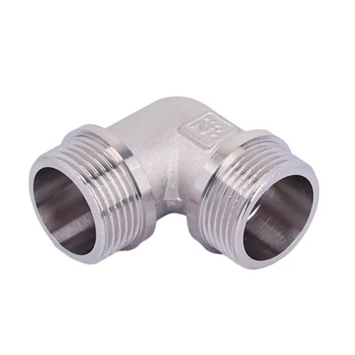 Угольник никелированный Zeissler 3/4" НР-НР