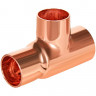 Тройник медный переходной под пайку 28х28х18 мм
