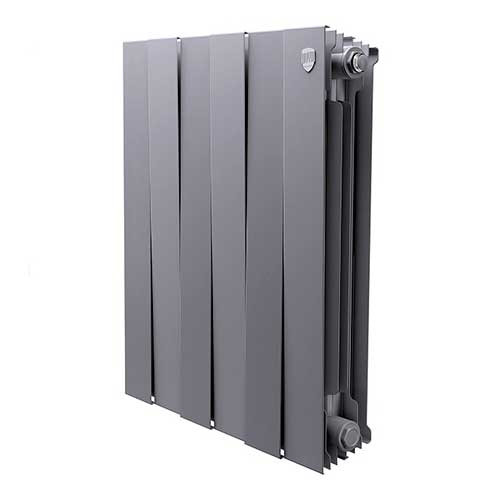 Радиатор PianoForte 500/6 секций Silver Satin Royal Thermo