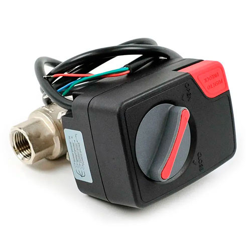 Кран с электроприводом Zeissler 220В 1/2"
