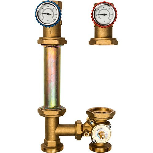 Насосная группа с 3-х ходовым приводным смесителем 1 1/4" без насоса 39kW Stout