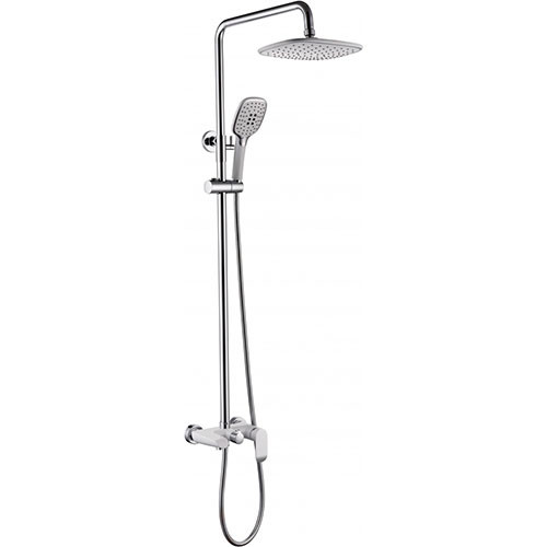 Душевая система GB7010WC Grocenberg белый хром