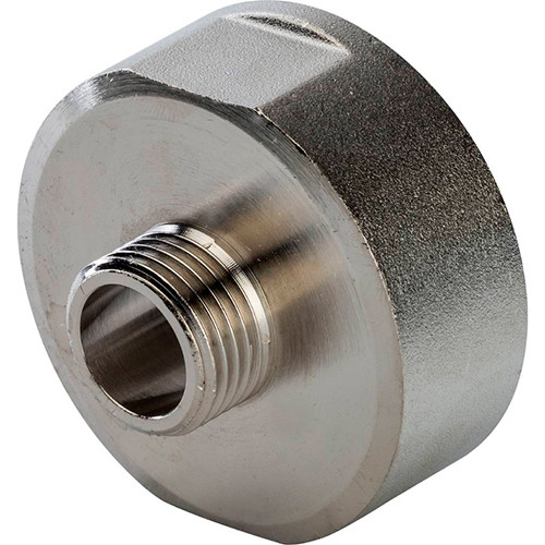 Переходник никелированный Stout 1 1/2"х1" под ключ ВР-НР
