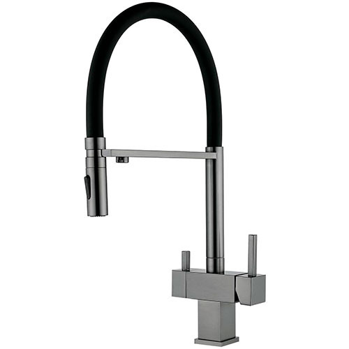 Смеситель для кухни GB4098BG  Grocenberg графит