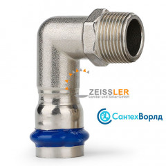 Пресс-угольник Zeissler ф35х1 1/4" ВПр-НР из нержавеющей стали