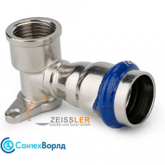Пресс-водорозетка Zeissler ф18х1/2" ВПр-ВР из нержавеющей стали