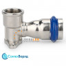 Пресс-водорозетка Zeissler ф18х1/2" ВПр-ВР из нержавеющей стали