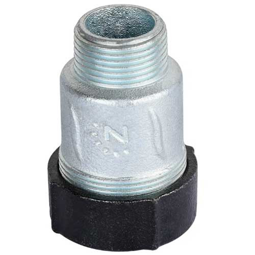 Муфта Zeissler НР 19,7 -21,8 мм х1/2" из ковкого чугуна