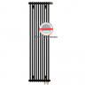 Радиатор Zehnder Charleston Completto RAL 9217 черный matt 2180/8 с нижним подключением