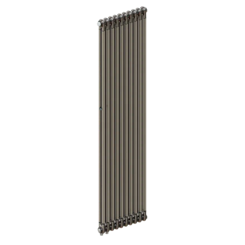 Вертикальный радиатор Rifar Tubog DV1 2180/10 нижнее подключение Технолак