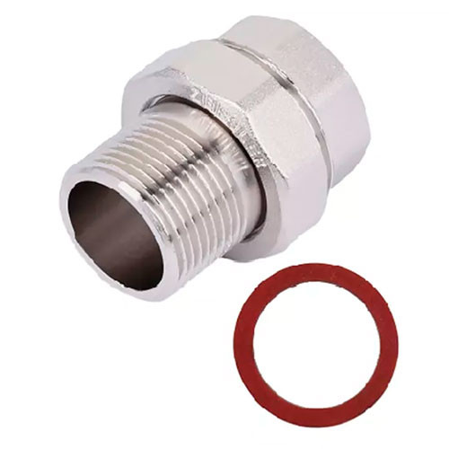 Американка никелированное Zeissler 2" ВР-НР под прокладку