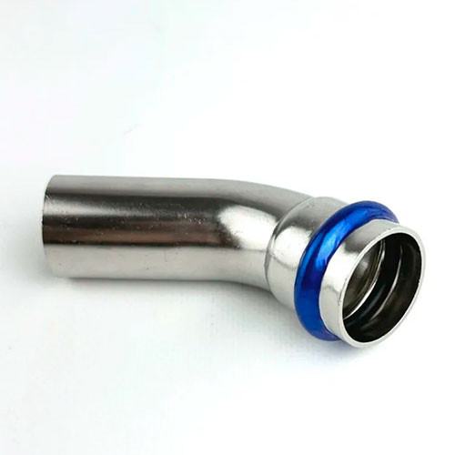 Пресс-угольник Zeissler ф54ах54/45° ВПр-НПр из нержавеющей стали