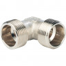 Угольник никелированный Stout 1/2" НР-НР