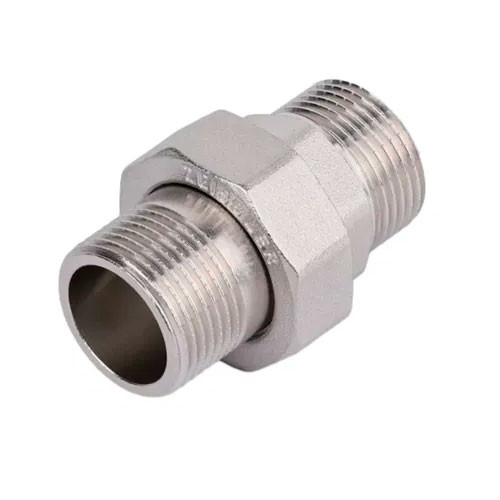 Американка никелированное Zeissler 1/2" НР-НР с плоским уплотнением
