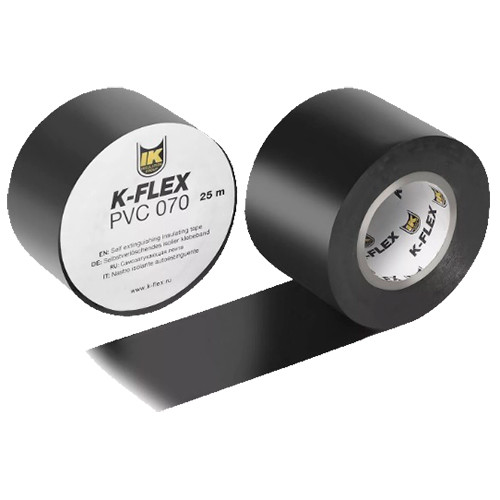 Самоклеящаяся лента K-FLEX 050-025 PVC AT 070 Black