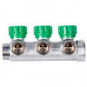 Коллектор на 3 контура 1"х3/4" Zeissler евроконус