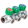 Коллектор на 3 контура 1"х3/4" Zeissler евроконус