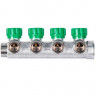 Коллектор на 4 контура 1"х3/4" Zeissler евроконус
