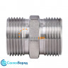 Ниппель нержавеющая сталь Zeissler 1" НР-НР