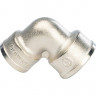 Угольник никелированный Stout 3/4"х1/2" ВР-ВР