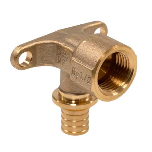 Угольник настенный ВР 20-Rp1/2" DZR латунь Рехау