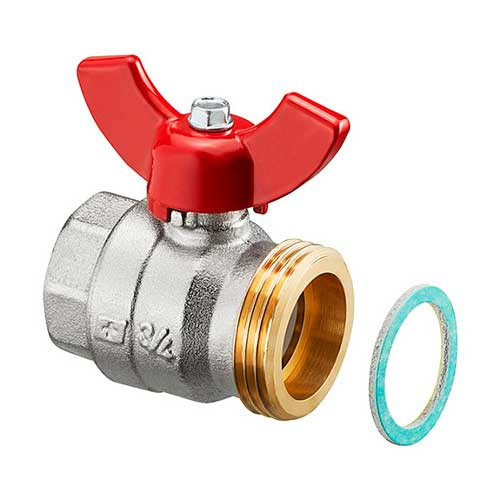 Кран шаровой Oventrop G3/4"хG1" с плоским уплотнением