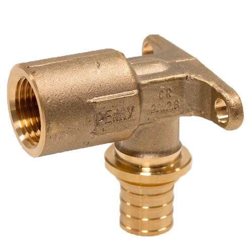 Угольник настенный ВР Рехау MX 16-Rp1/2" DZR латунь с длинным патрубком