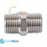 Ниппель усиленный Zeissler НР-НР ф3/4" никелированный
