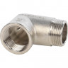Угольник никелированный Stout 3/4" ВР-НР