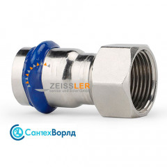 Пресс-соединитель Zeissler ф18х3/4" ВПр-ВР из нержавеющей стали